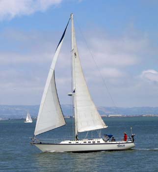 photo of 41' Newport under sail