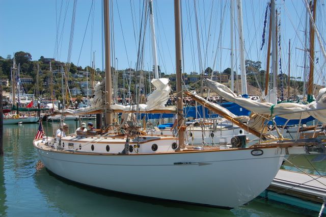 Classic Yacht at the Master Mariners Benevolant Association Boat Show