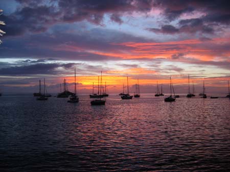 Sunset at Anchorage at Dehais