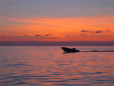 Sunset Prince Rupert Bay, Dominica