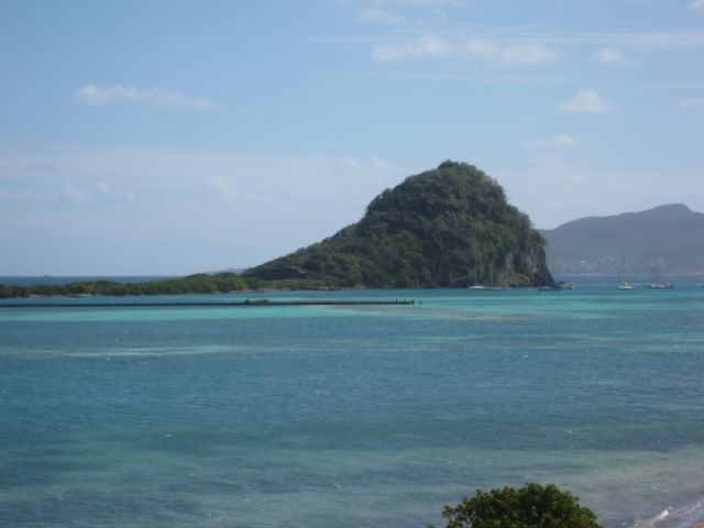 Frigate Rock with Carriacou in the background