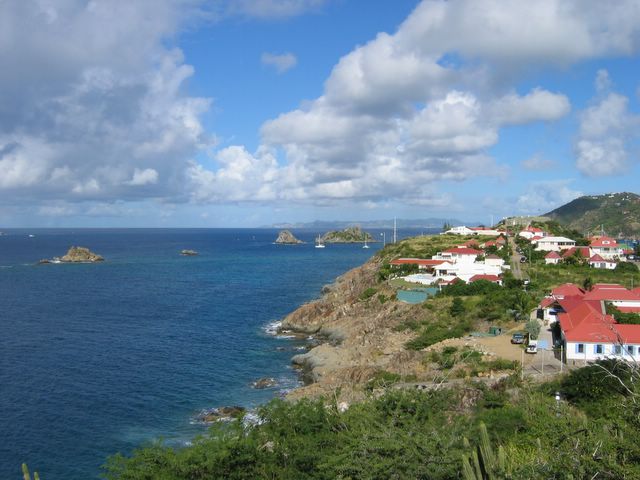 View from Fort Karl, St Barths