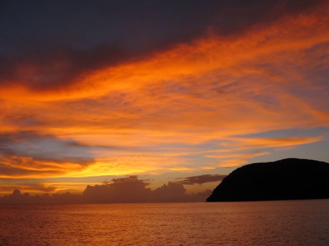 Sunset, Cabrits, Dominica