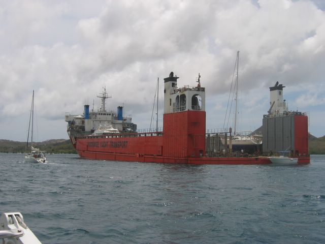 Ship Carrier at Le Marin, Martinique