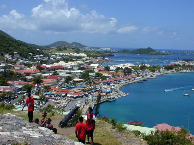 Simpson Bay Lagoon and Marigot - St. Martin, FWI 