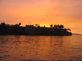Forte de France at sunrise