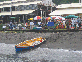 Market place in Ste. Pierre, Martinique