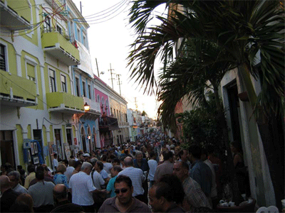 Street party, San Juan, Puerto Rico
