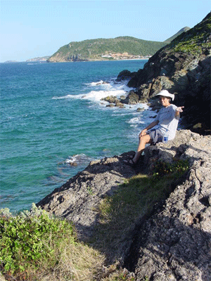 Susie on St. Barths windward coast