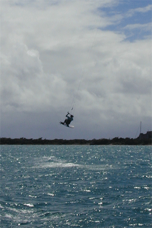 kite surfing st martin