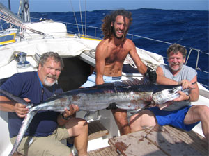 S/V CharMel, crew and fish