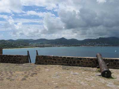 View of Rodney Bay from the Fort