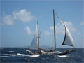 S/V Nancy Dawson sailing downwind