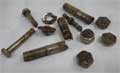 A few of our corroded bolts.