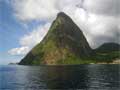 Passing Gros Piton, St. Lucia